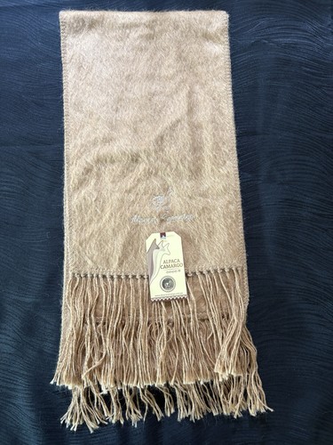 Alpaca camargo scarf - camargo, beige